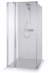 Dušo kabina Brasta Glass KARINA 980-990x980-990x2000 matinis stiklas 
